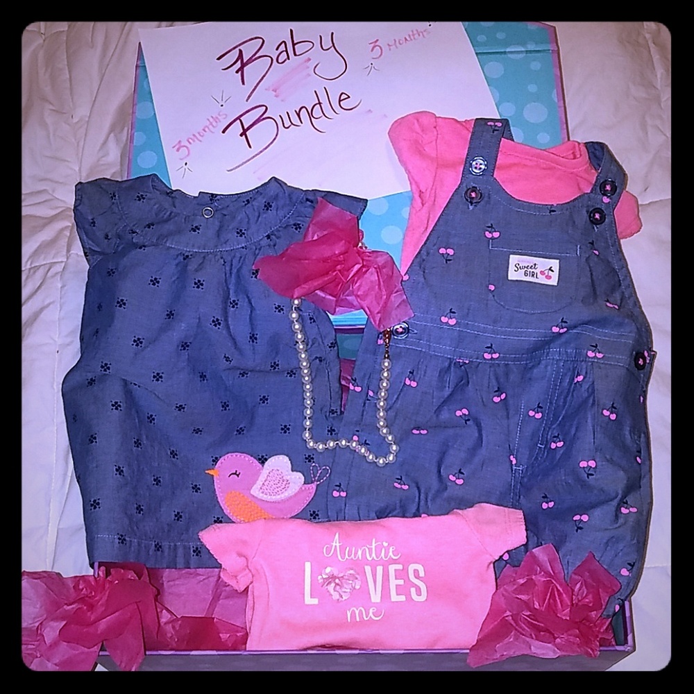 3Mth Baby Girl Clothes/ PEARLS Not Included